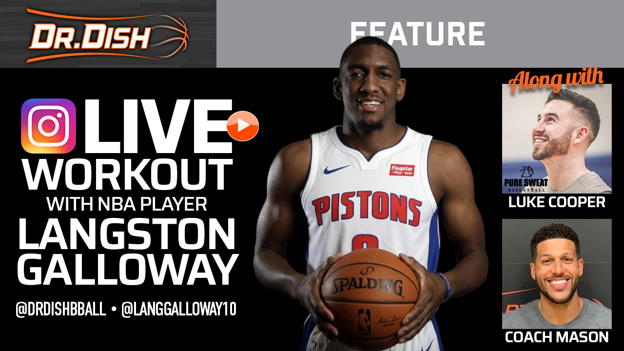 Instagram LIVE workout with NBA Player Langston Galloway (Recording)